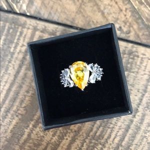COPY - Pear cut topaz ring